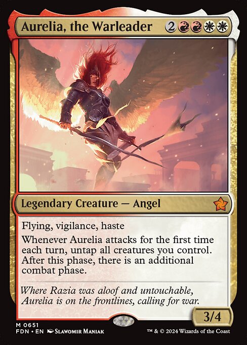 Aurelia The Warleader Foundations Starter Collection Magic Cardtrader