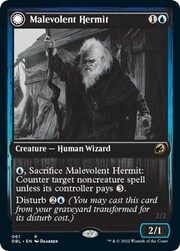 Malevolent Hermit // Benevolent Geist