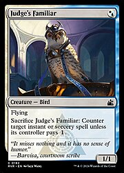 Judge's Familiar