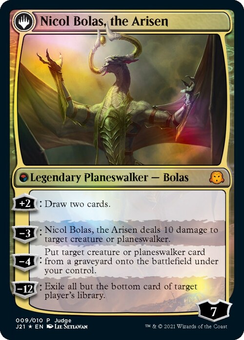 Nicol Bolas, the Ravager // Nicol Bolas, the Arisen Card Back