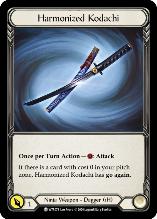 Rhinar // Harmonized Kodachi Card Back