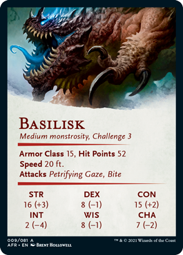 Art Series: Basilisk Parte Posterior