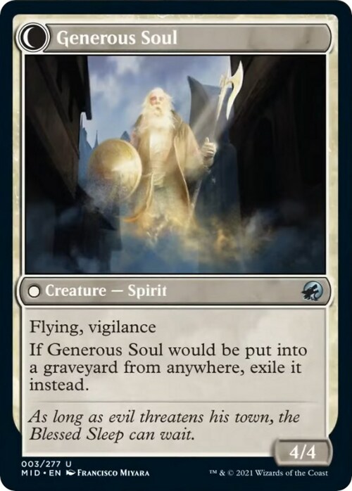 Beloved Beggar // Generous Soul Card Back