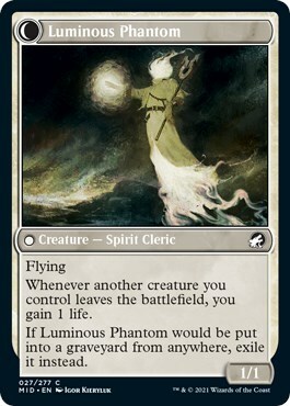 Lunarch Veteran // Luminous Phantom Card Back