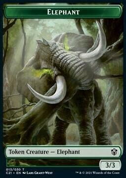 Frog Lizard // Elephant Card Back