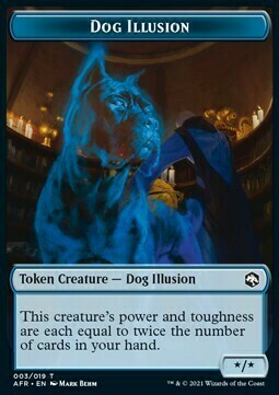 Ellywick Tumblestrum Emblem // Dog Illusion Card Back