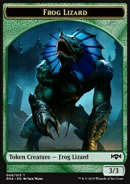 Ooze // Frog Lizard Card Back