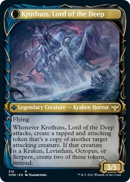 Runo Stromkirk // Krothuss, Lord of the Deep Card Back