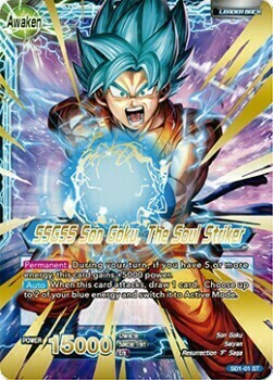 Super Saiyan God Son Goku // SSGSS Son Goku, The Soul Striker Parte Posterior