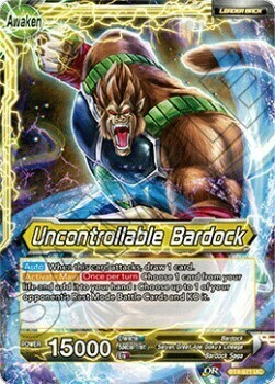 Bardock // Uncontrollable Bardock Card Back