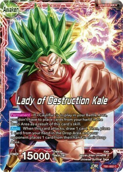 Kale // Lady of Destruction Kale Card Back