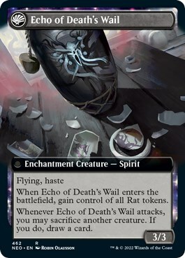 Tribute to Horobi // Echo of Death's Wail Card Back