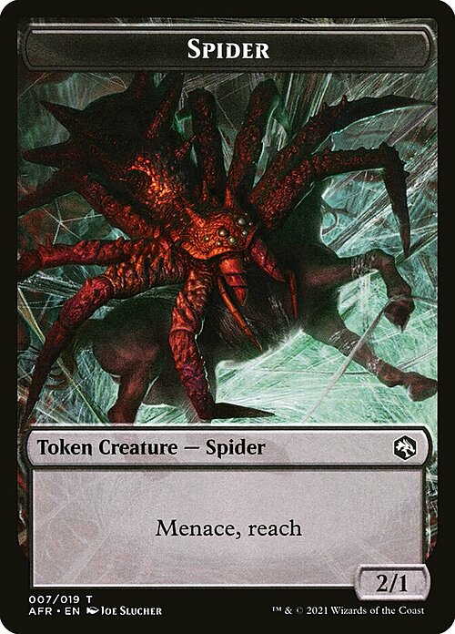 Icingdeath, Frost Tongue // Spider Card Back