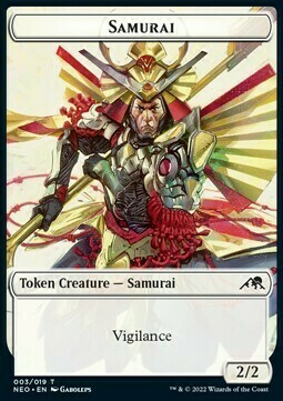 Tamiyo's Notebook Token // Samurai Card Back