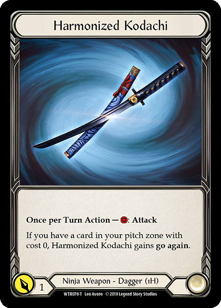 Seismic Surge // Harmonized Kodachi Card Back