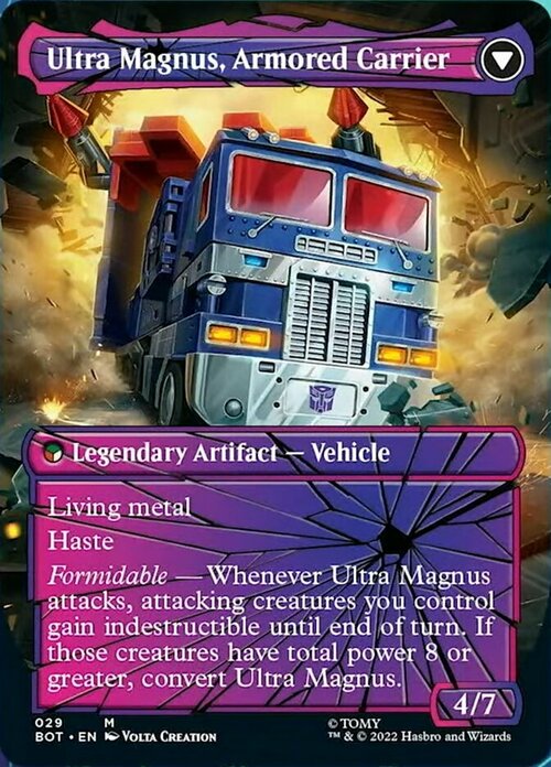 Ultra Magnus, Tactician // Ultra Magnus, Armored Carrier Card Back