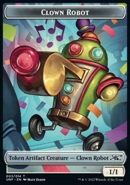 Food // Clown Robot Card Back