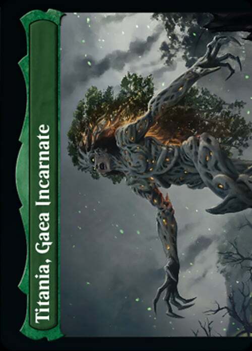 Titania, Voice of Gaea // Titania, Gaea Incarnate Card Back