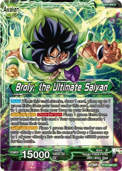 Broly // Broly, the Ultimate Saiyan Parte Posterior