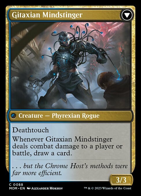 Aetherblade Agent // Gitaxian Mindstinger Card Back