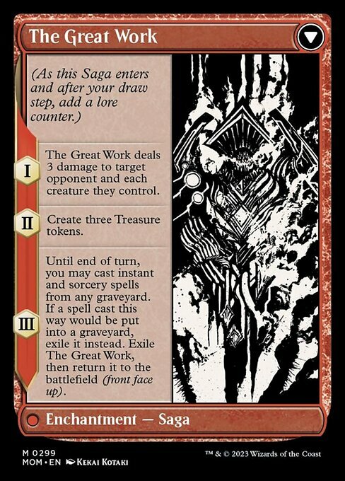 Urabrask // The Great Work Card Back