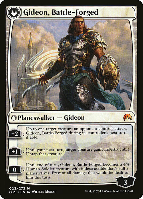 Kytheon, Hero of Akros // Gideon, Battle-Forged Card Back