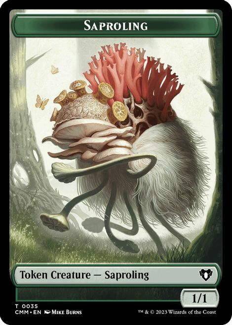 Elf Druid // Saproling Card Back