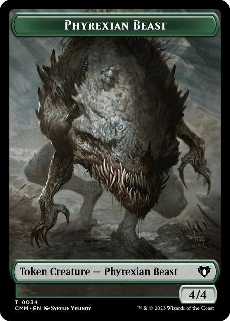 Thopter // Phyrexian Beast Card Back