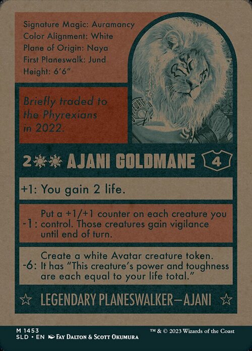 Ajani Goldmane // Ajani Goldmane Card Back