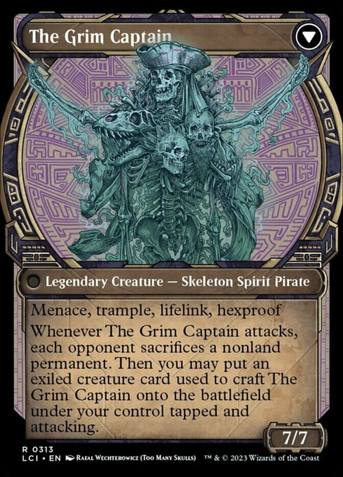 Throne of the Grim Captain // The Grim Captain Card Back