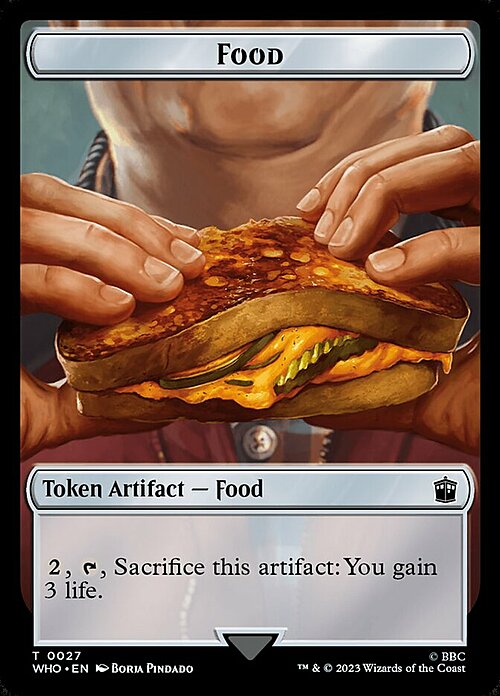 Alien Rhino // Food Card Back