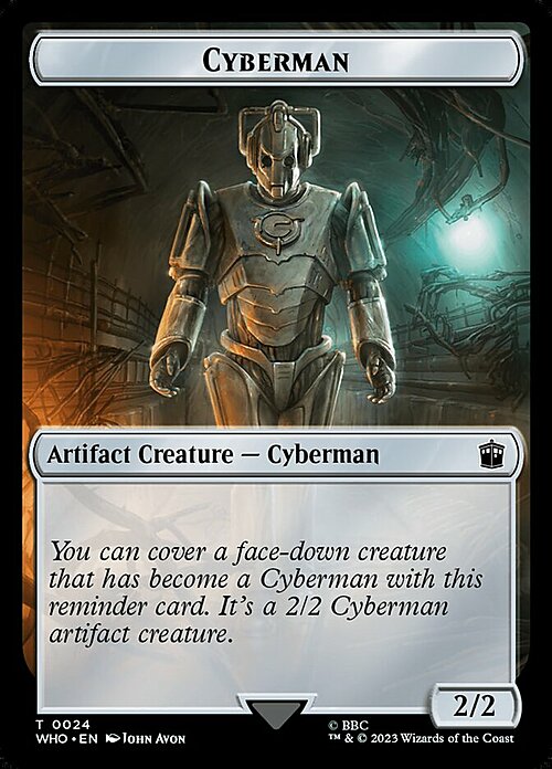 Warrior // Cyberman Card Back