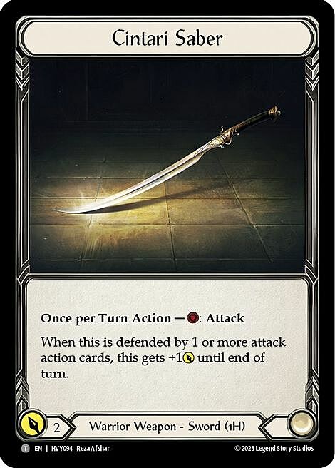 High Riser // Cintari Saber Card Back