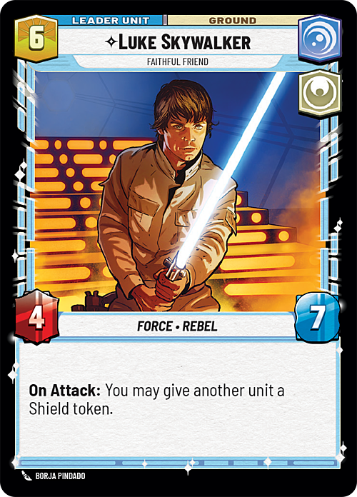 Luke Skywalker - Faithful Friend Card Back