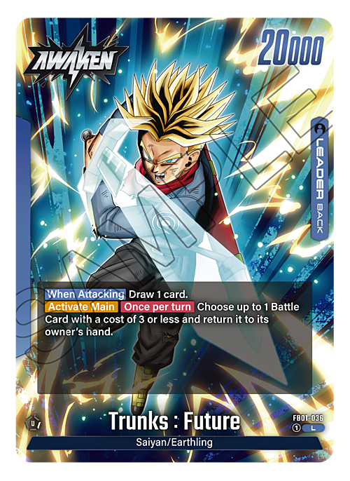 Trunks: Future Card Back