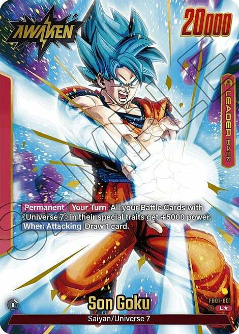 Son Goku Card Back