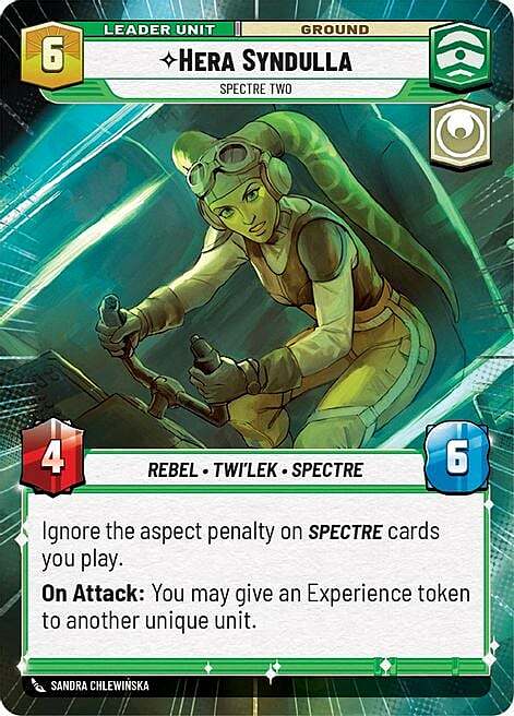 Hera Syndulla, Spectre Due Card Back