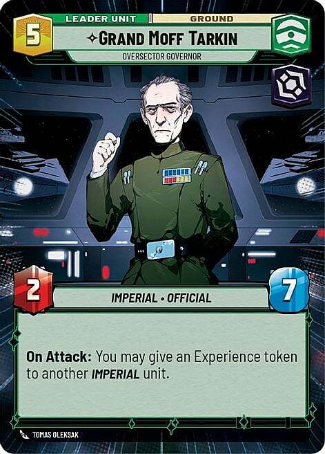 Grand Moff Tarkin, Governatore Del Sovrasettore Card Back