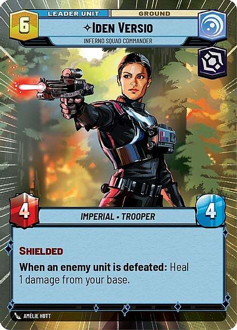 Iden Versio - Inferno Squad Commander Card Back