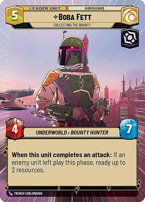 Boba Fett - Collecting the Bounty Card Back