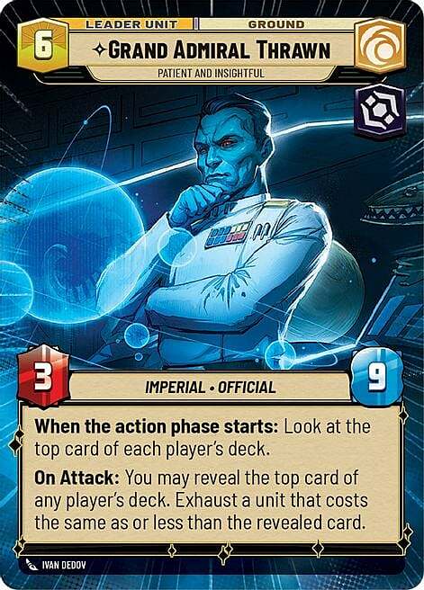 Grand'Ammiraglio Thrawn, Paziente E Arguto Card Back