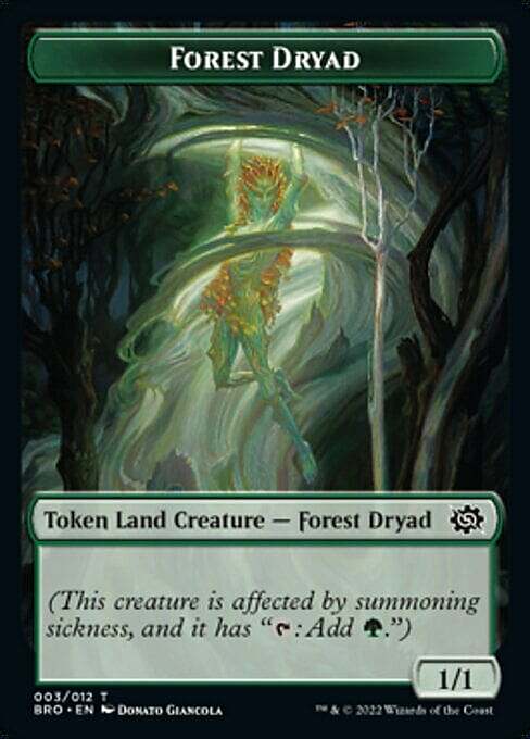 Boar // Forest Dryad Card Back