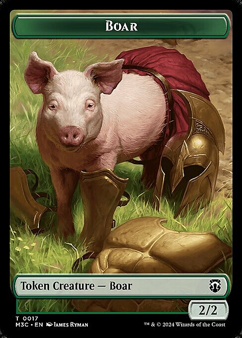 Forest Dryad // Boar Card Back