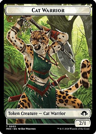 Eldrazi Spawn // Cat Warrior Card Back