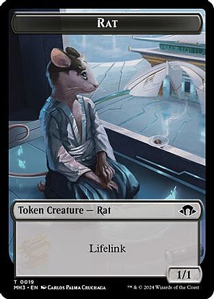 Eldrazi Spawn // Rat Card Back