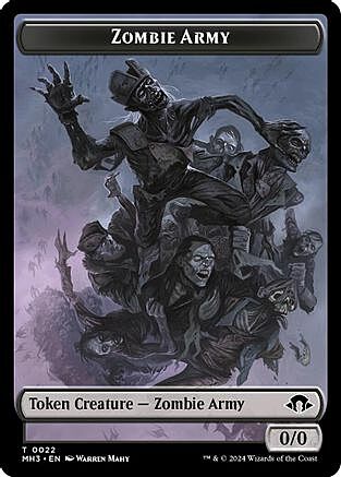 Eldrazi Spawn // Zombie Army Card Back