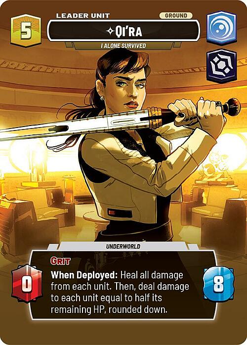 Qi'ra - I Alone Survived Card Back