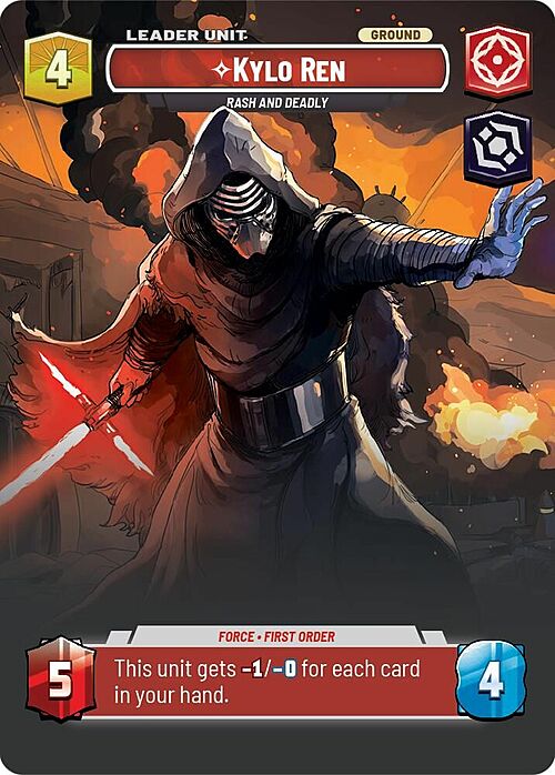 Kylo Ren, Impetuoso y letal Parte Posterior