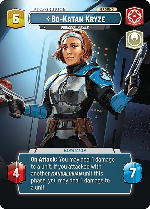 Bo-Katan Kryze, Principessa in Esilio Card Back