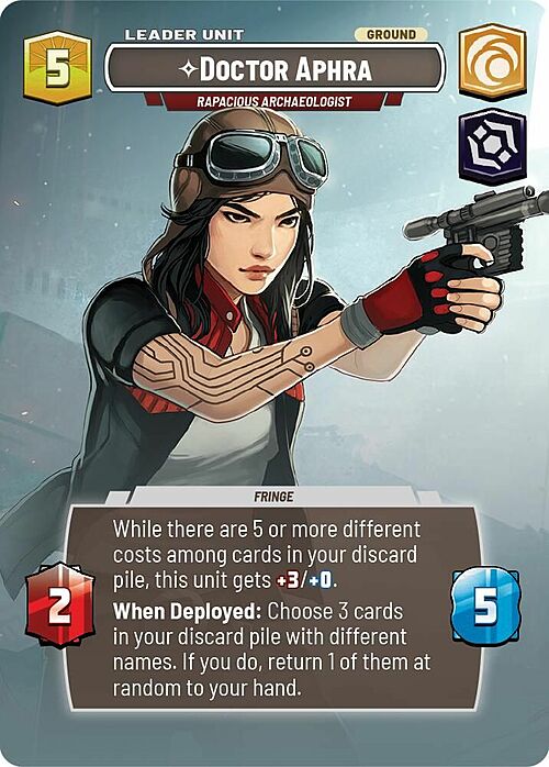 Doctor Aphra - Rapacious Archaeologist Card Back